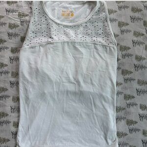 Lily Pulitzer White Eyelet Tank Top
